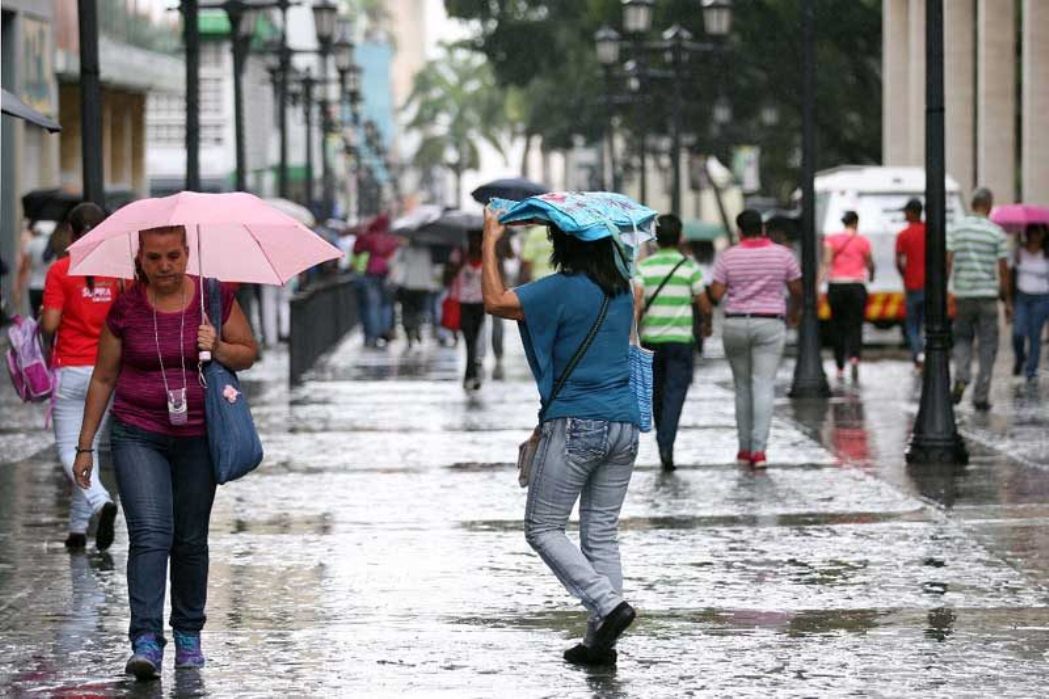 Se esperan lluvias de intensidad variable en todo el país