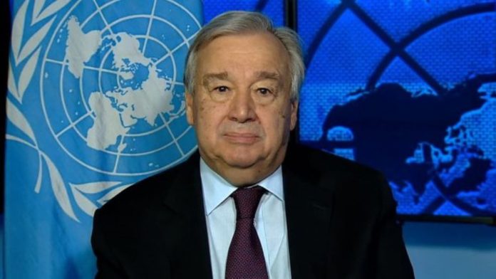 Secretario General de las Naciones Unidas Antonio Guterres