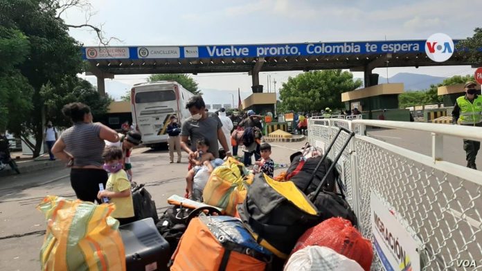 migrantes venezolanos Colombia