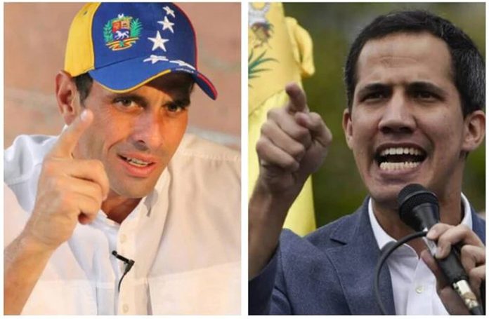 Capriles, Guaidó / gobierno de Maduro