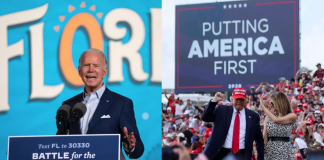 Joe Biden y Donald Trump se disputan el estado de Florida hasta el final