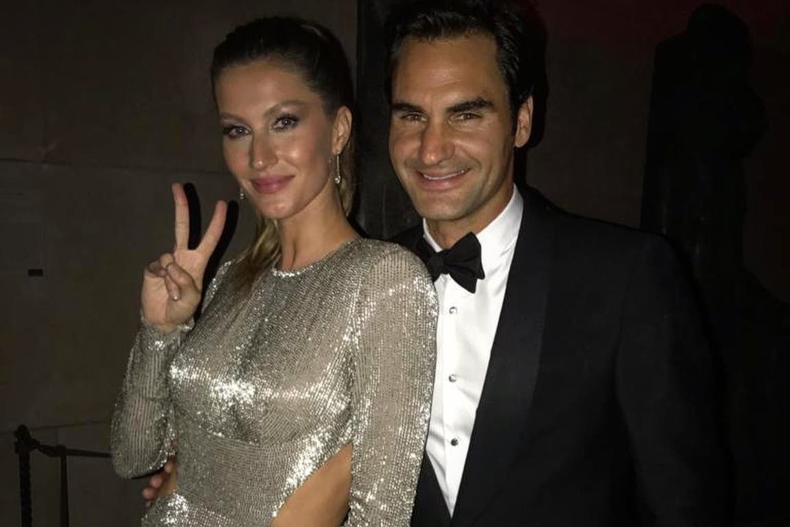 The photo of Roger Federer with Gisele Bündchen that caused revival in the speeches