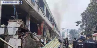 explosión en área residencial