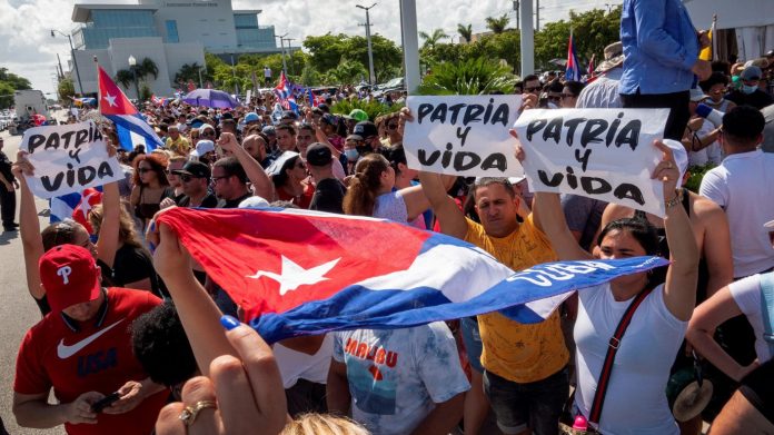 Cuba protesta