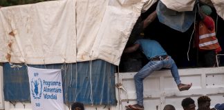 Haití saqueo de camiones
