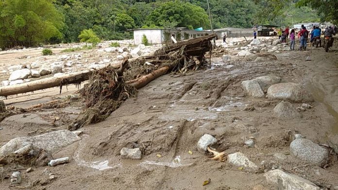 ayuda humanitaria Mérida lluvias Inameh