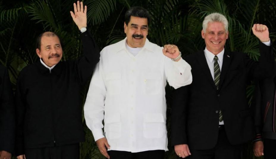 Maduro, Ortega y Díaz-Canel: los villanos