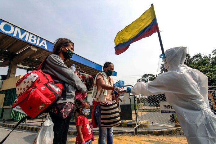 Colombia de migrantes venezolanos-PNUD Campaña