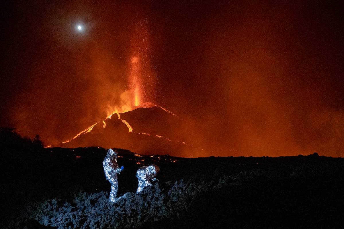 Glavni stožec vulkana La Palma se je delno zrušil