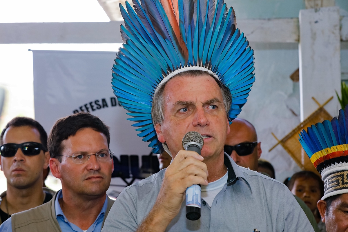 Jair Bolsonaro conoció la situación de migrantes venezolanos