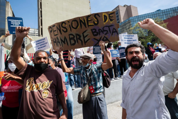 protestas meses Sindicato de la Cancillería, El Nacional