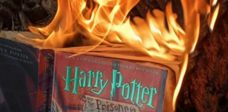 quema de libros Harry Potter