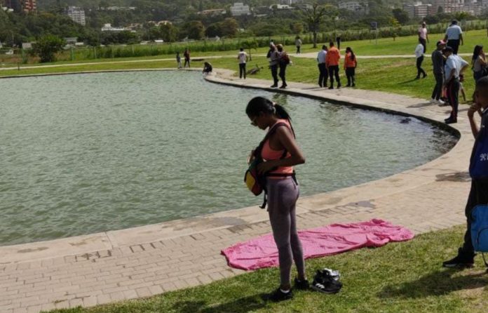 Teenager died in a lagoon in Simón Bolívar Park