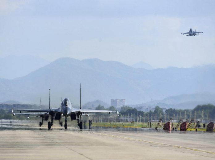 ejercicios militares de aviones en tailandia