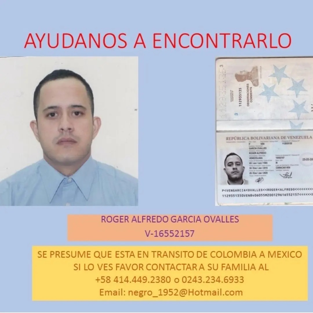 venezolano desaparecido en Perú